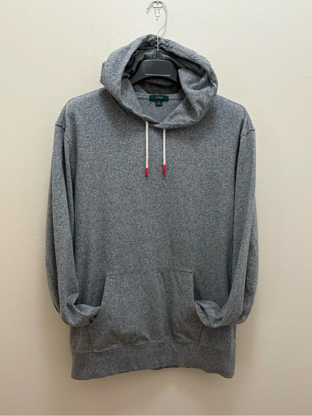 J.Crew Premium Light Weight Cotton Hooded T-Shirt Size Medium Preppy Casual